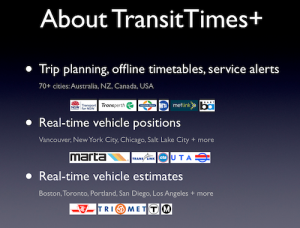 About TransitTimes Slide